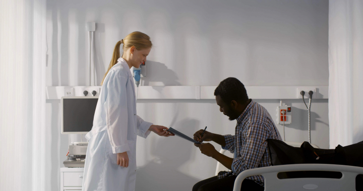 Krankenhausentlassung nach Hause